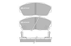 Sada brzdových destiček, kotoučová brzda MOTAQUIP LVXL642