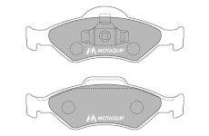 Sada brzdových destiček, kotoučová brzda MOTAQUIP LVXL648