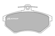 Sada brzdových destiček, kotoučová brzda MOTAQUIP LVXL655