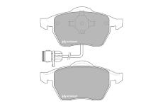 Sada brzdových destiček, kotoučová brzda MOTAQUIP LVXL699