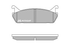 Sada brzdových destiček, kotoučová brzda MOTAQUIP LVXL704