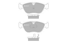 Sada brzdových destiček, kotoučová brzda MOTAQUIP LVXL741