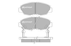 Sada brzdových destiček, kotoučová brzda MOTAQUIP LVXL774
