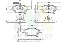 Sada brzdových destiček, kotoučová brzda MOTAQUIP LVXL870