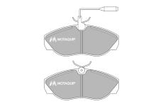 Sada brzdových destiček, kotoučová brzda MOTAQUIP LVXL889