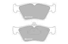 Sada brzdových destiček, kotoučová brzda MOTAQUIP LVXL899