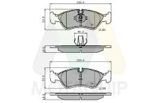 Sada brzdových destiček, kotoučová brzda MOTAQUIP LVXL986