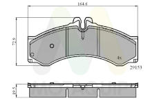 Sada brzdových destiček, kotoučová brzda MOTAQUIP LVXL989