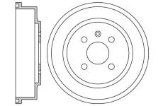Brzdový buben MOTAQUIP VBD22