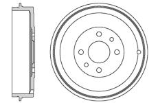 Brzdový buben MOTAQUIP VBD40