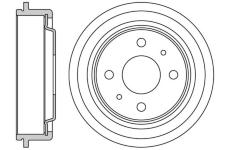 Brzdový buben MOTAQUIP VBD604