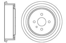Brzdový buben MOTAQUIP VBD616