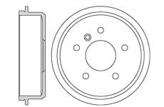 Brzdový buben MOTAQUIP VBD61