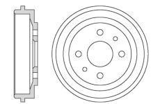 Brzdový buben MOTAQUIP VBD633