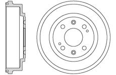 Brzdový buben MOTAQUIP VBD644