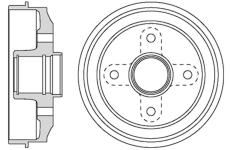 Brzdový buben MOTAQUIP VBD652