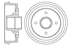 Brzdový buben MOTAQUIP VBE649