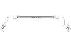 Brzdová hadice MOTAQUIP VBH1002