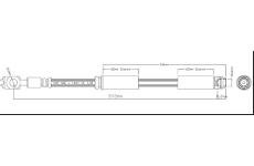 Brzdová hadice MOTAQUIP VBH1057