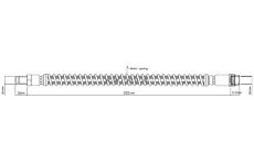 Brzdová hadice MOTAQUIP VBH1135