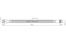 Brzdová hadice MOTAQUIP VBH1143