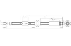 Brzdová hadice MOTAQUIP VBH1158