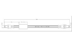 Brzdová hadice MOTAQUIP VBH1199