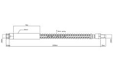 Brzdová hadice MOTAQUIP VBH658