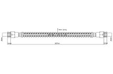 Brzdová hadice MOTAQUIP VBH679