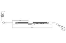 Brzdová hadice MOTAQUIP VBH691