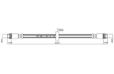 Brzdová hadice MOTAQUIP VBH810