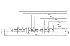 Brzdová hadice MOTAQUIP VBH850