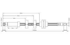 Brzdová hadice MOTAQUIP VBH851