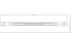 Brzdová hadice MOTAQUIP VBH962