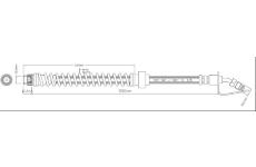 Brzdová hadice MOTAQUIP VBJ177
