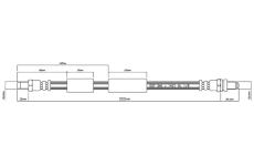 Brzdová hadice MOTAQUIP VBJ258