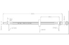 Brzdová hadice MOTAQUIP VBJ598