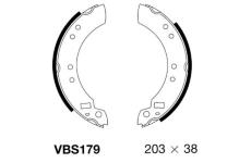 Sada brzdových čelistí MOTAQUIP VBS179