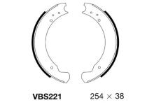 Sada brzdových čelistí MOTAQUIP VBS221