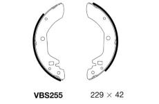 Sada brzdových čelistí MOTAQUIP VBS255