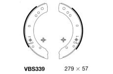 Sada brzdových čelistí MOTAQUIP VBS339