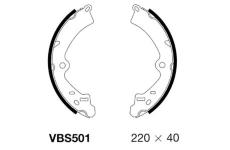 Sada brzdových čelistí MOTAQUIP VBS501