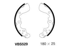 Sada brzdových čelistí MOTAQUIP VBS529