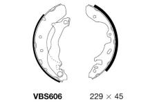 Sada brzdových čelistí MOTAQUIP VBS606