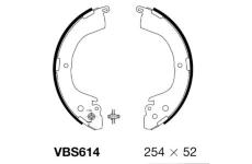 Sada brzdových čelistí MOTAQUIP VBS614
