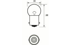 Zárovka, směrové koncové světlo MOTAQUIP VBU245