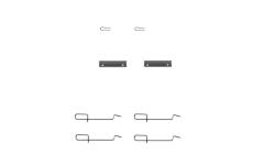 Sada prislusenstvi, oblozeni kotoucove brzdy MOTAQUIP VMK642