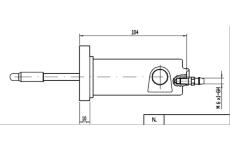 Pomocný válec, spojka MOTAQUIP VSC110