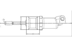 Pomocný válec, spojka MOTAQUIP VSC121