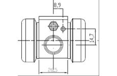 Válec kolové brzdy MOTAQUIP VWC372